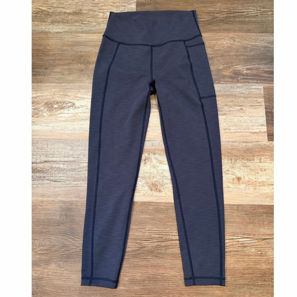 Sweaty Betty SUPER SCULPT leggings in navy sz Small 7/8 LENGTH 24" EUC